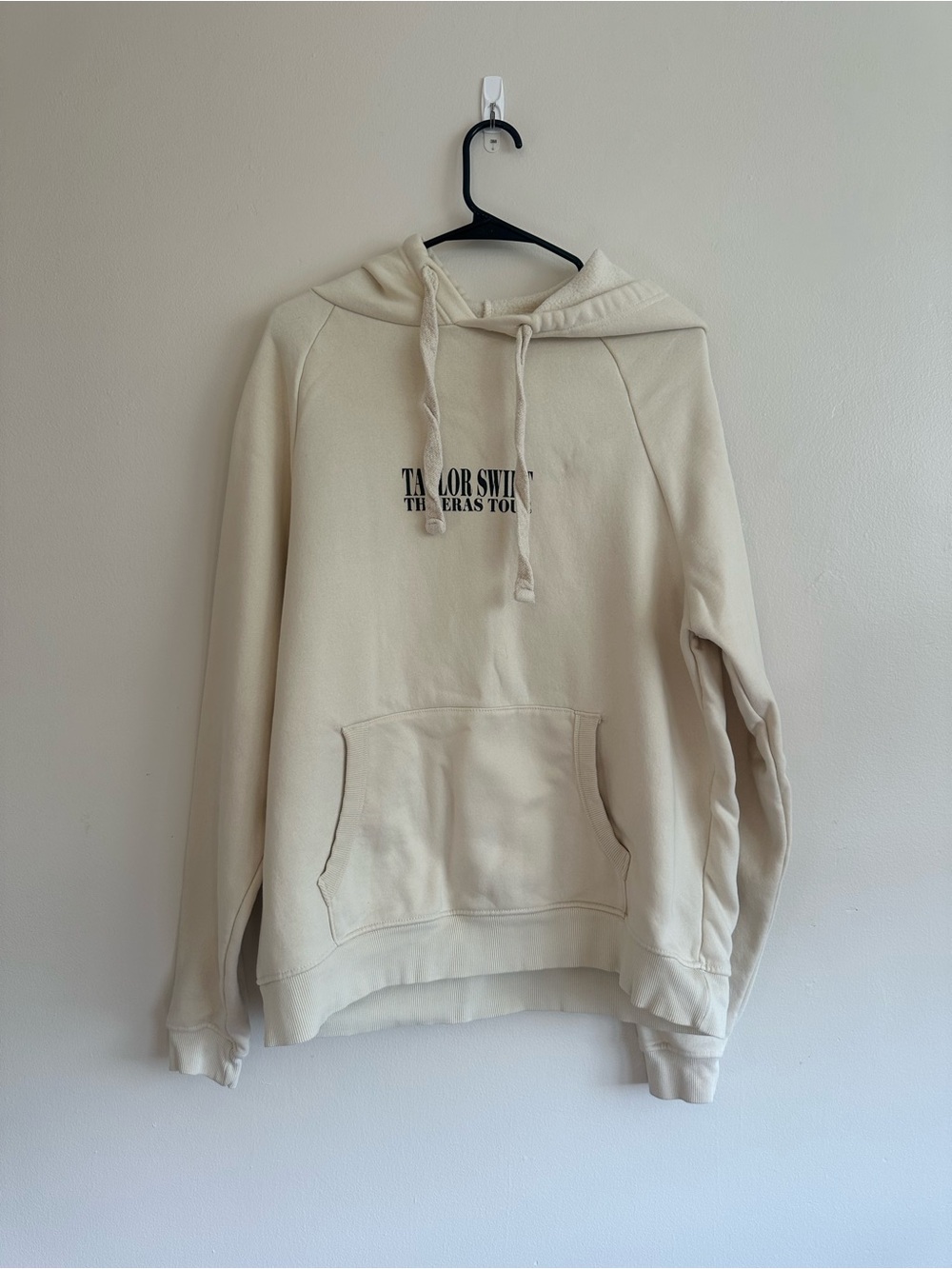 Taylor Swift Eras Tour Official Beige Hoodie Size S
